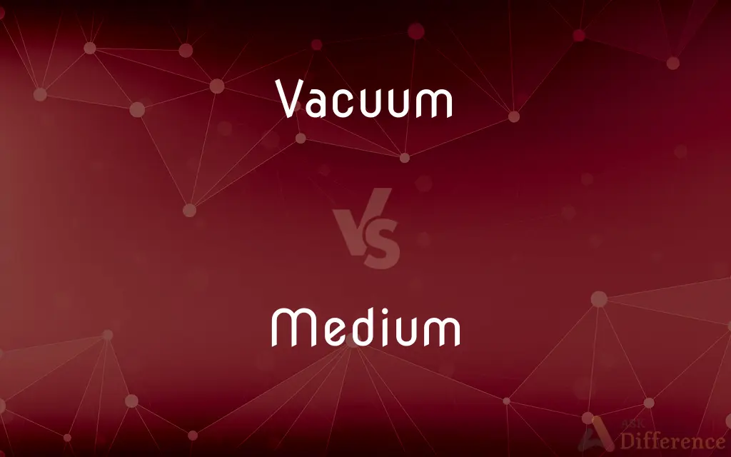 Vacuum vs. Medium — What's the Difference?