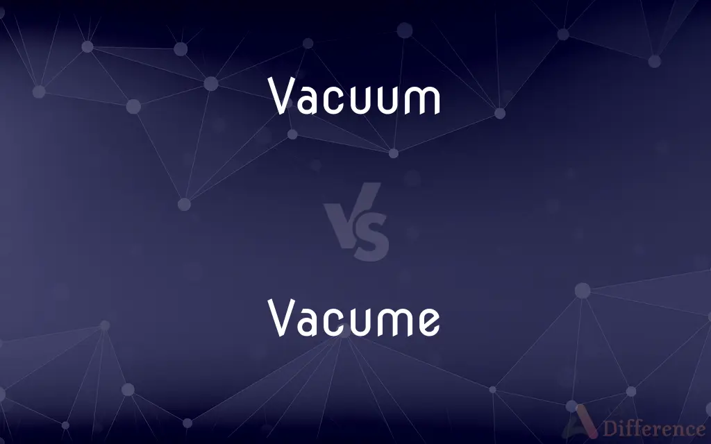 Vacuum vs. Vacume — Which is Correct Spelling?