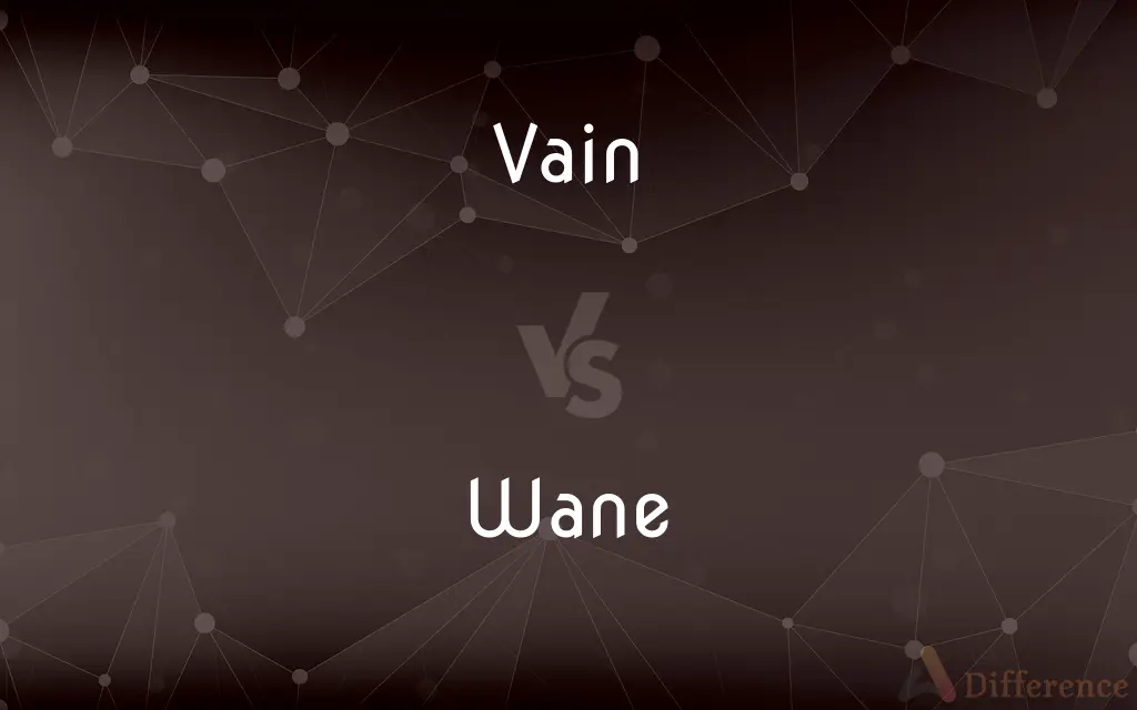Vain vs. Wane