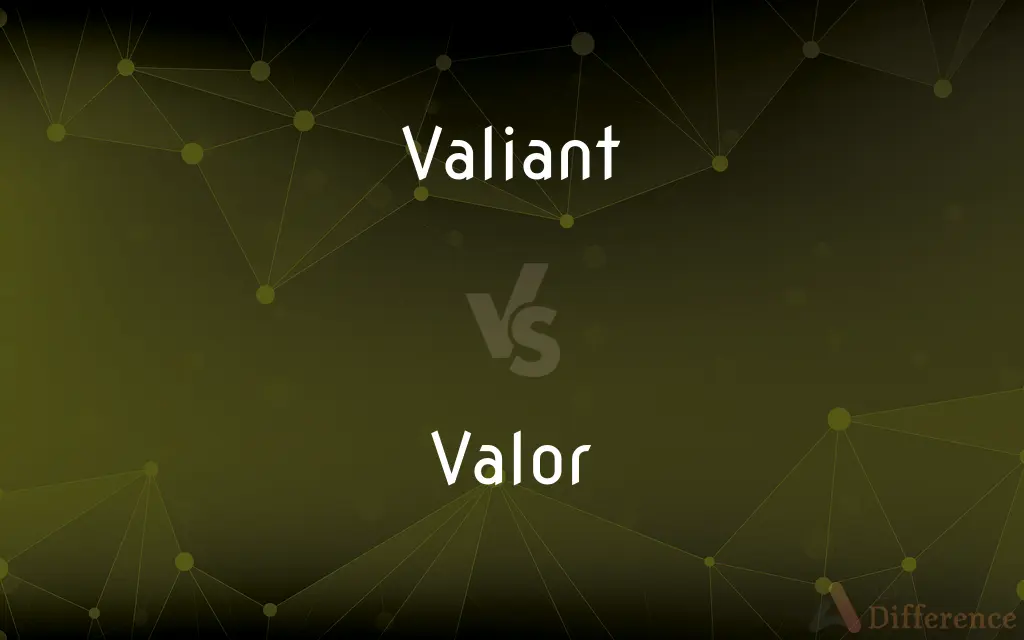 Valiant vs. Valor — What's the Difference?