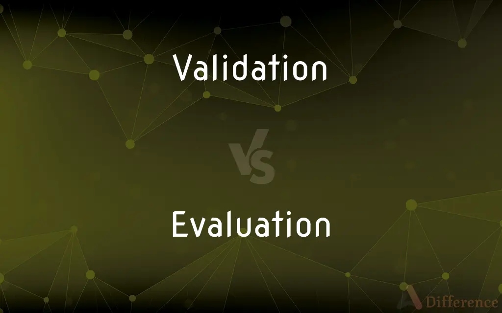 Validation vs. Evaluation — What's the Difference?