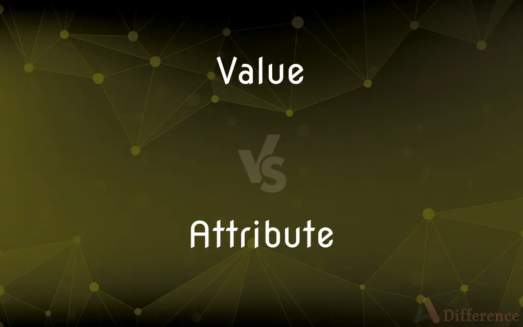 Value vs. Attribute — What's the Difference?