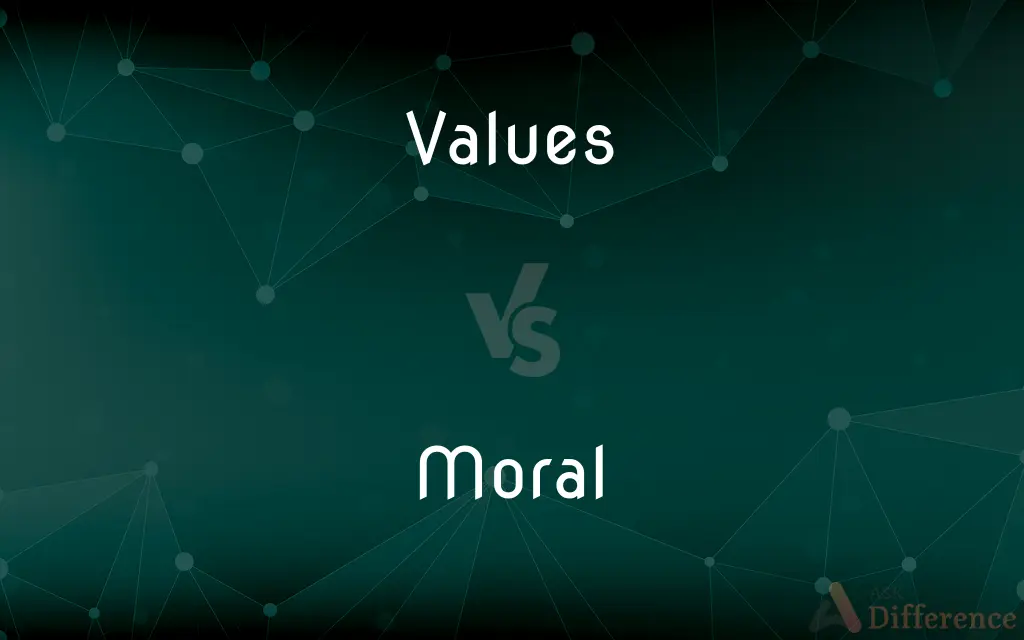 Values vs. Moral — What's the Difference?