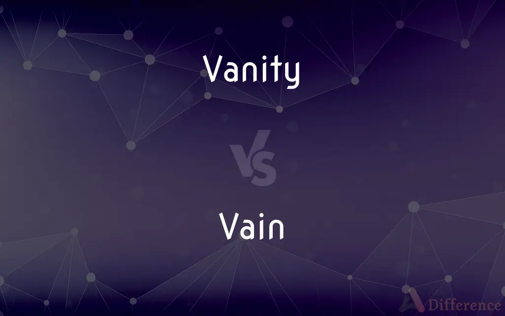 Vanity vs. Vain — What's the Difference?
