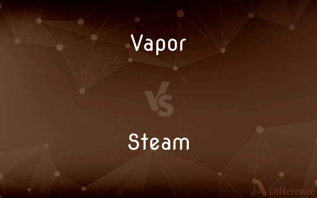 Vapor vs. Steam — What's the Difference?