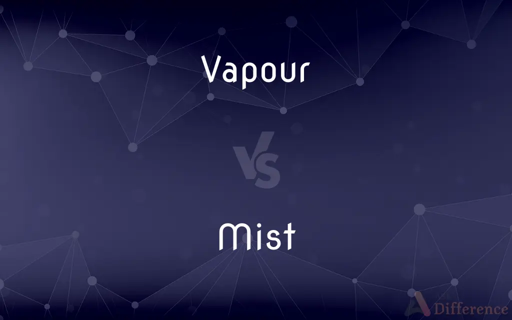 Vapour vs. Mist — What's the Difference?
