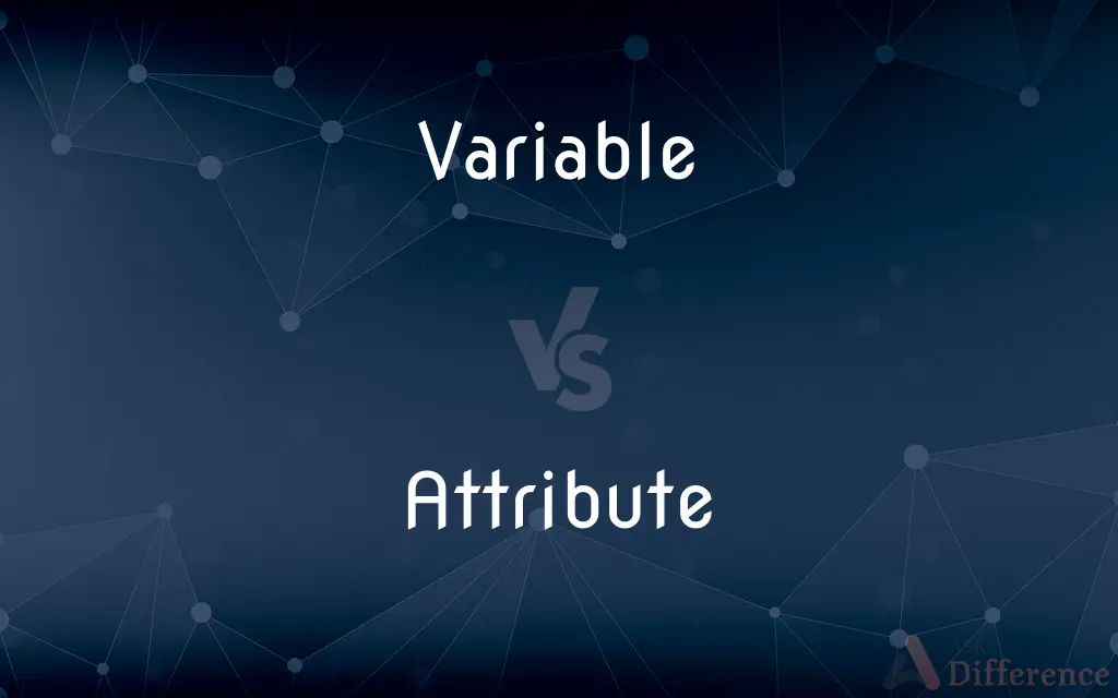 Variable vs. Attribute — What's the Difference?
