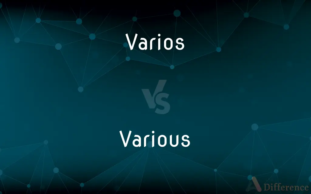 Varios vs. Various — Which is Correct Spelling?