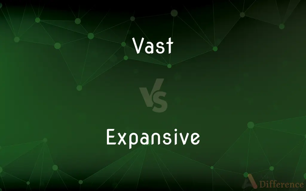 Vast vs. Expansive — What's the Difference?