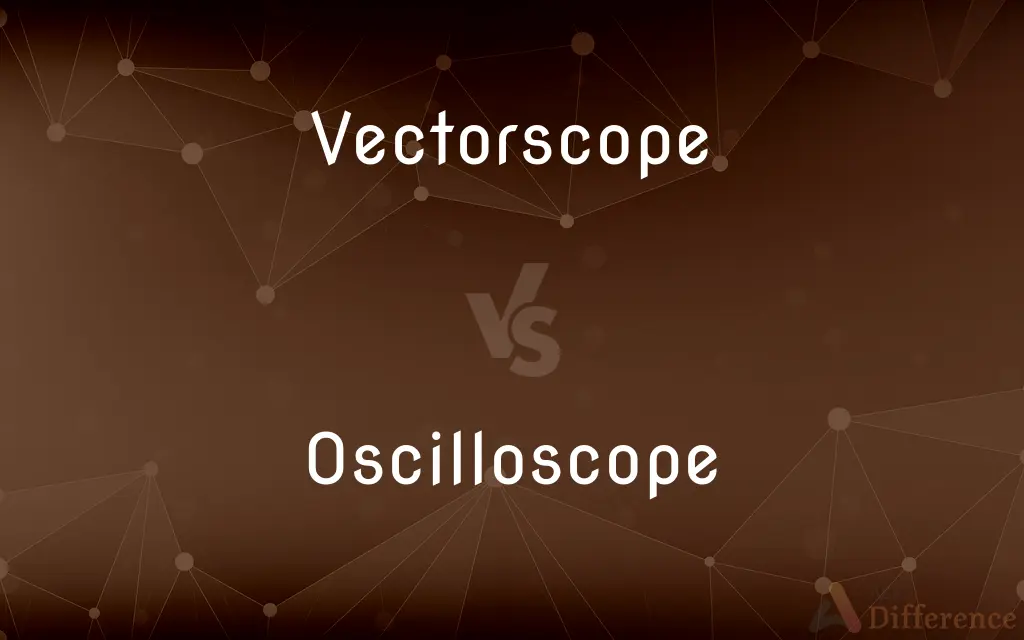 Vectorscope vs. Oscilloscope — What's the Difference?