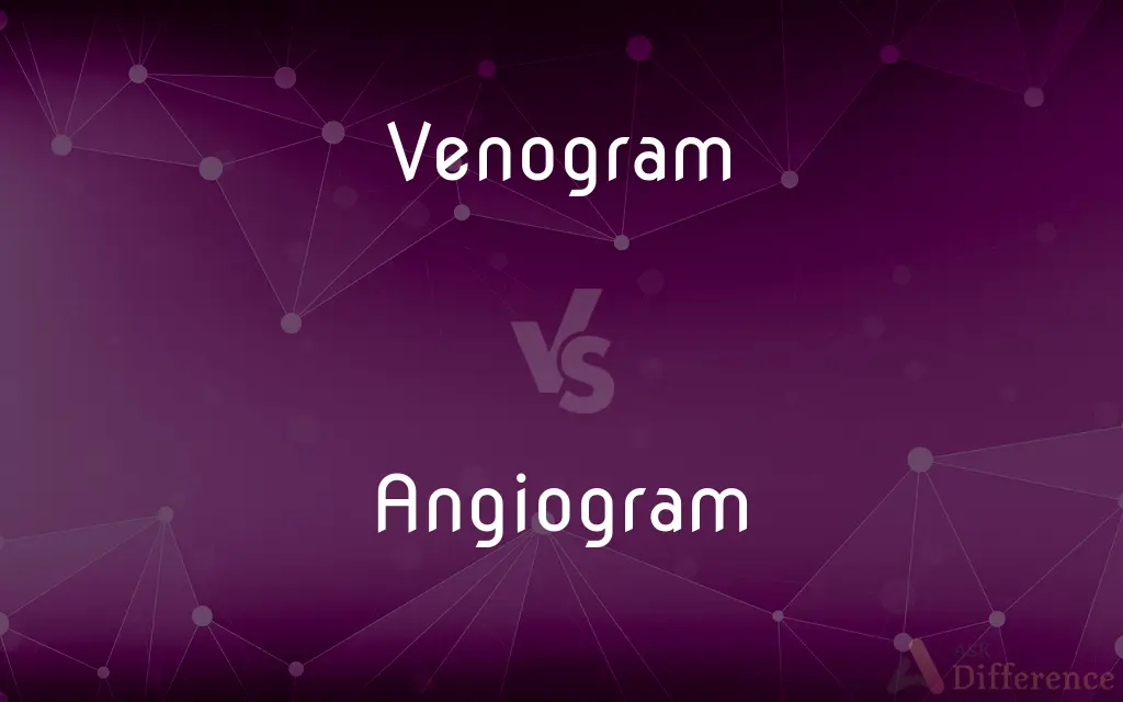 Venogram vs. Angiogram — What's the Difference?