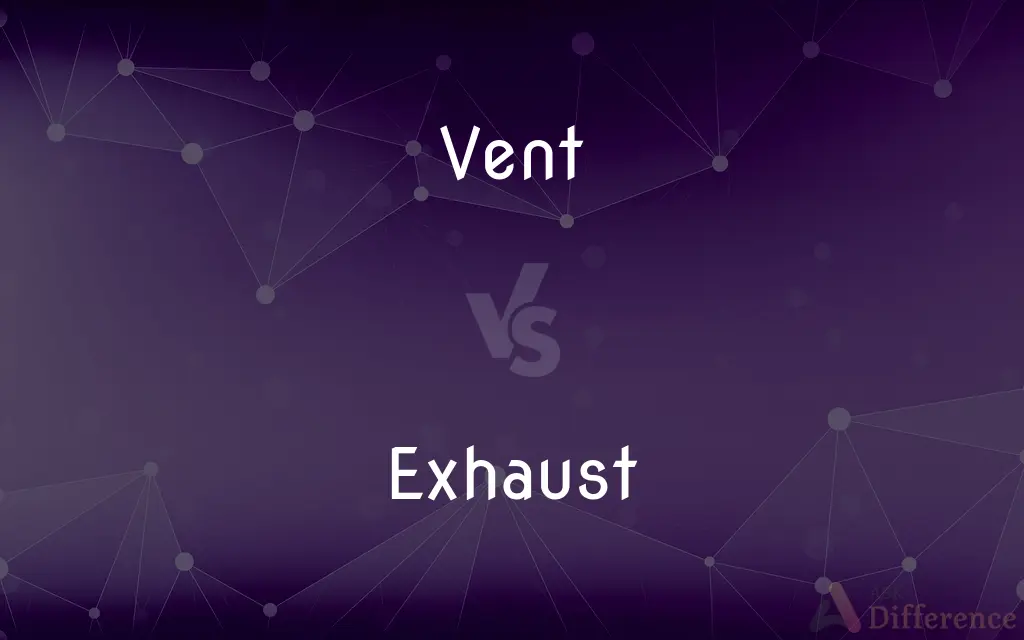 Vent vs. Exhaust — What's the Difference?