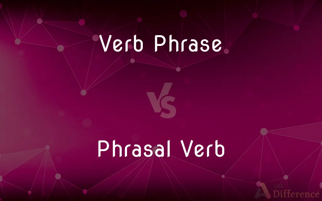 Verb Phrase vs. Phrasal Verb — What's the Difference?