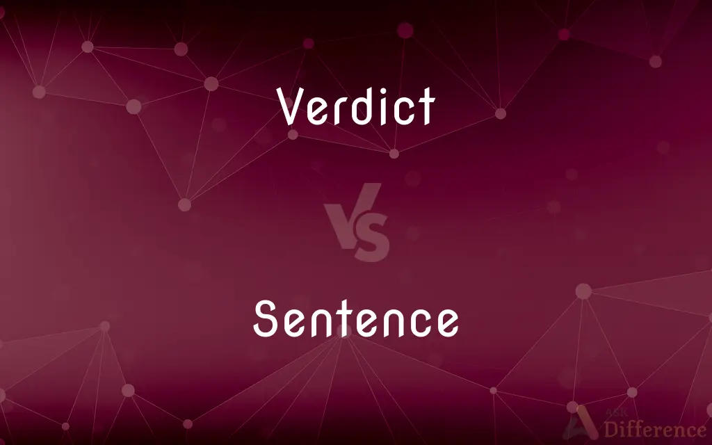 Verdict vs. Sentence — What's the Difference?