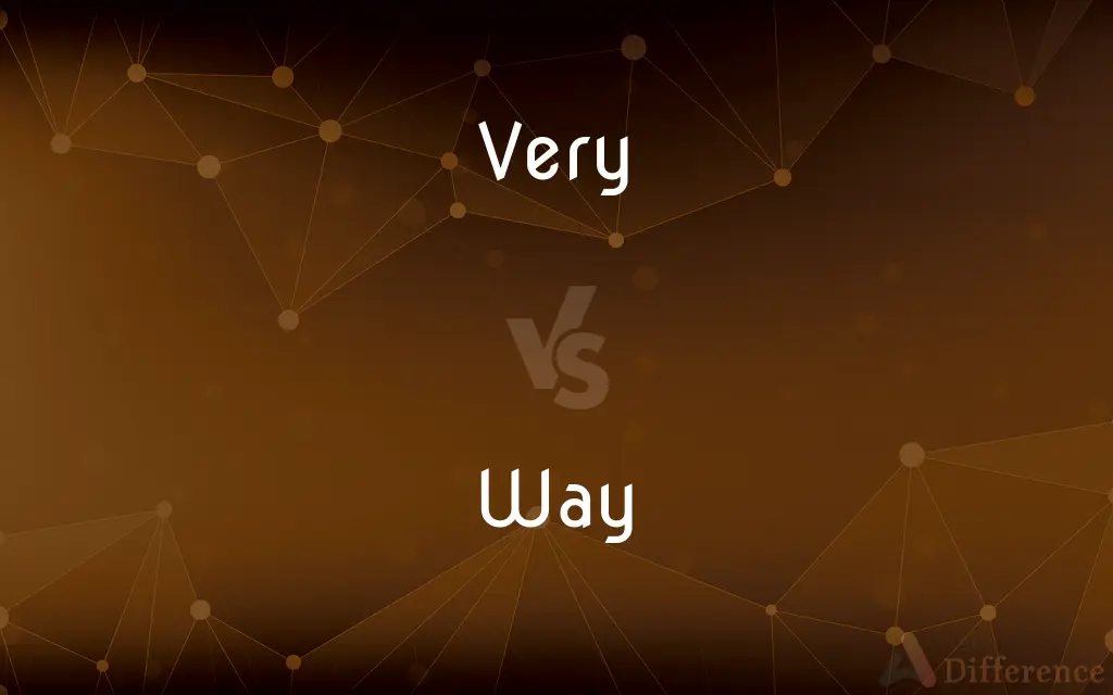 Very vs. Way — What's the Difference?