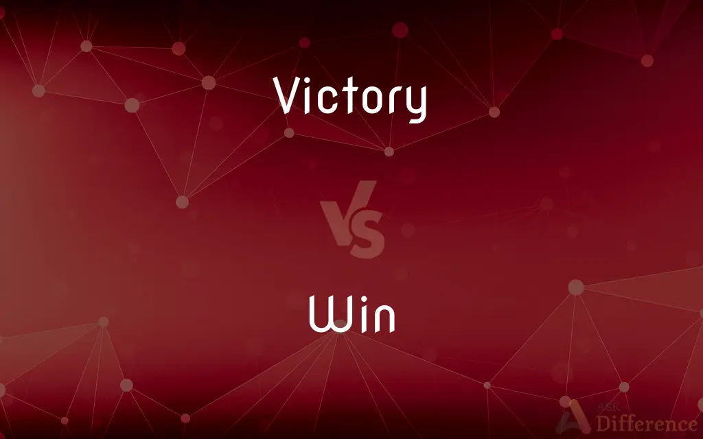 Victory vs. Win — What's the Difference?