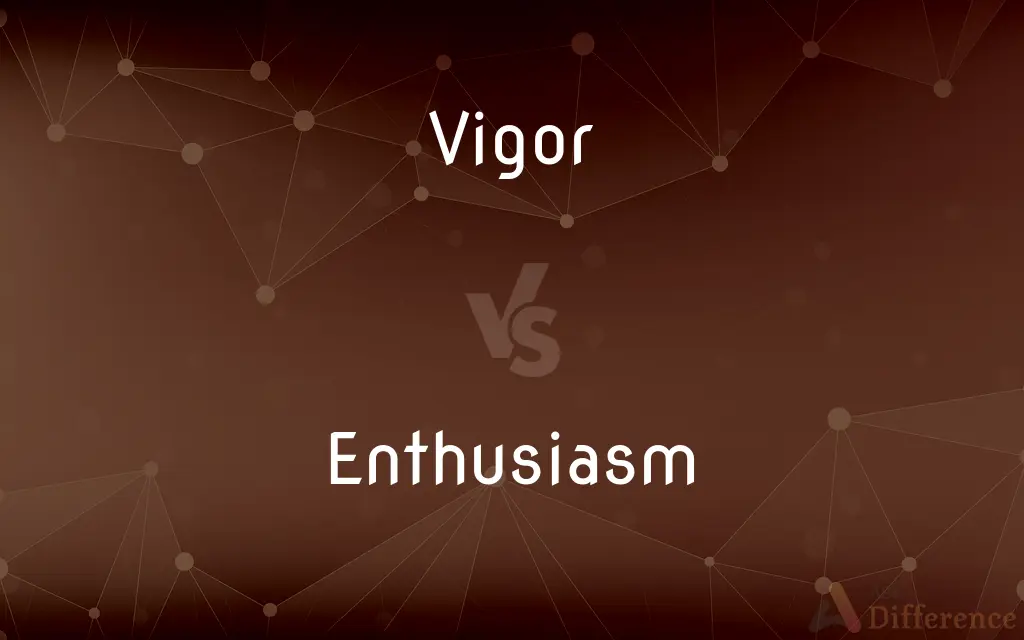 Vigor vs. Enthusiasm — What's the Difference?
