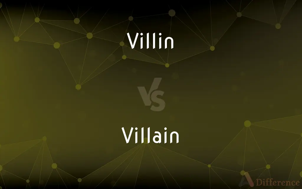 Villin vs. Villain — Which is Correct Spelling?