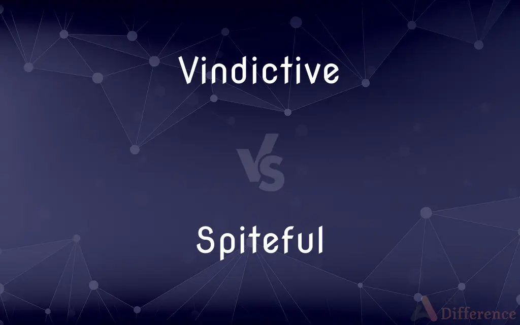 Vindictive vs. Spiteful — What's the Difference?