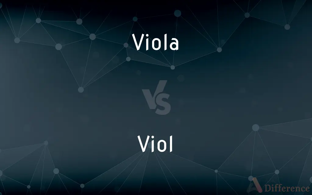 Viola vs. Viol — What's the Difference?