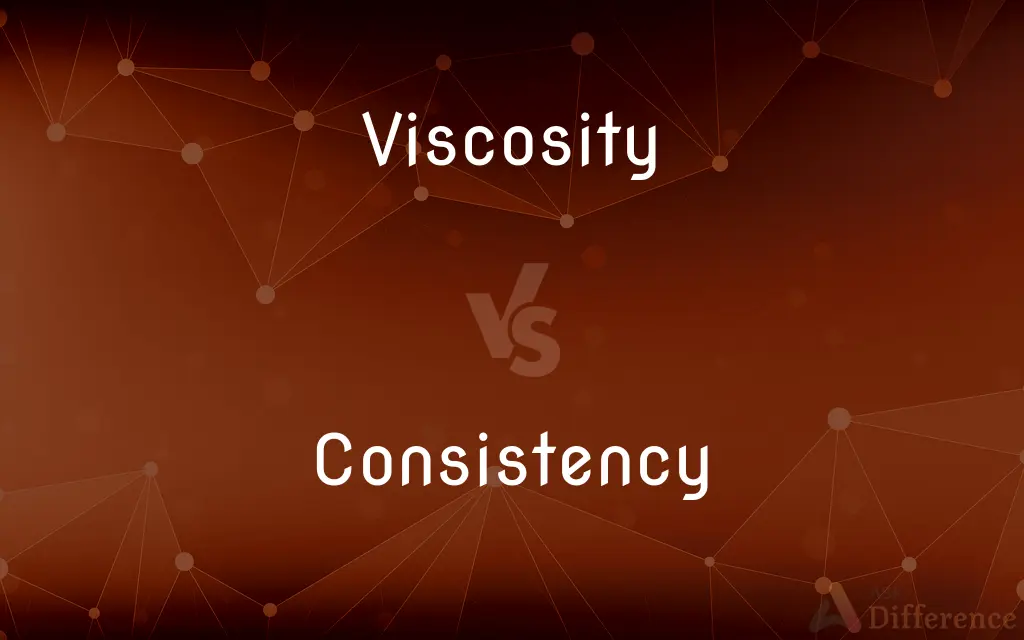 Viscosity vs. Consistency — What's the Difference?