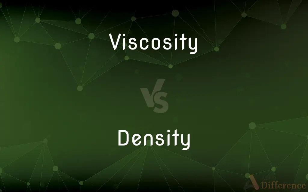 Viscosity vs. Density — What's the Difference?