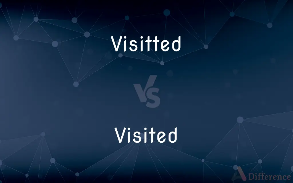 Visitted vs. Visited — Which is Correct Spelling?