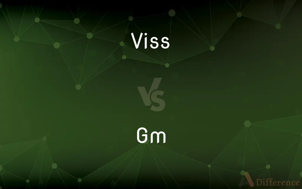 Viss vs. Gm — What's the Difference?