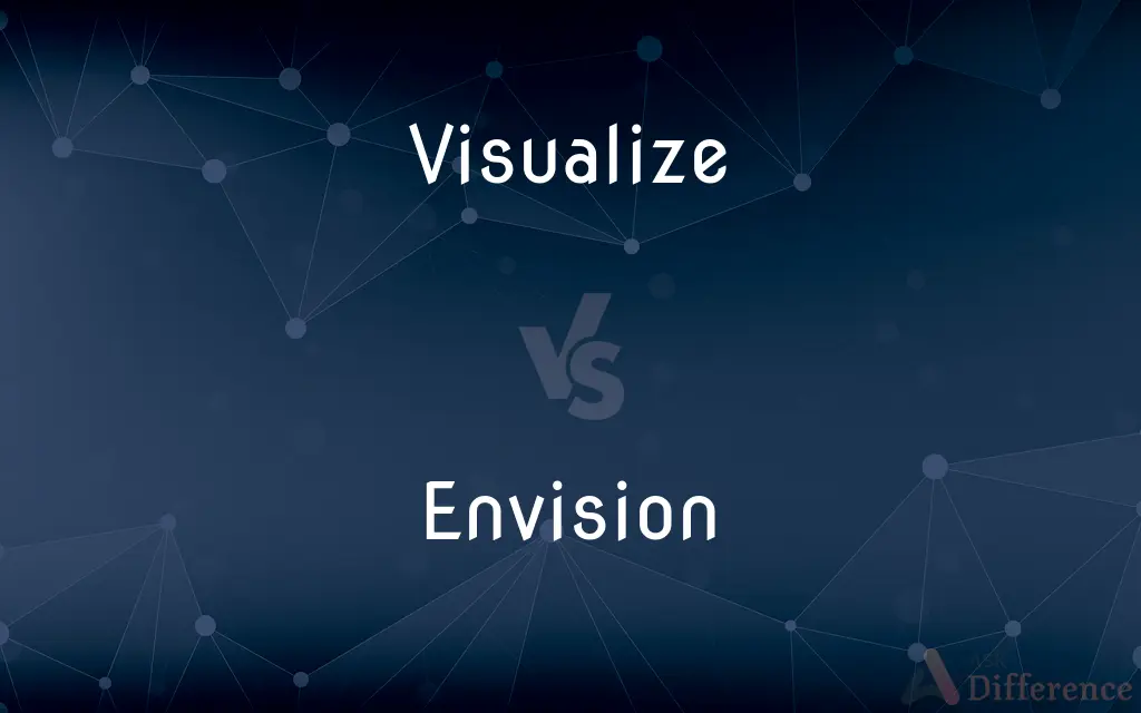 Visualize vs. Envision — What's the Difference?