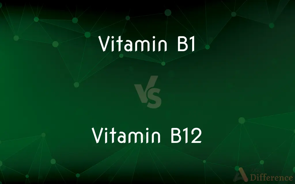Vitamin B1 vs. Vitamin B12 — What's the Difference?