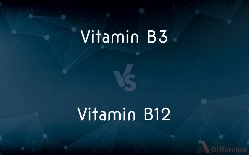 Vitamin B3 vs. Vitamin B12 — What's the Difference?