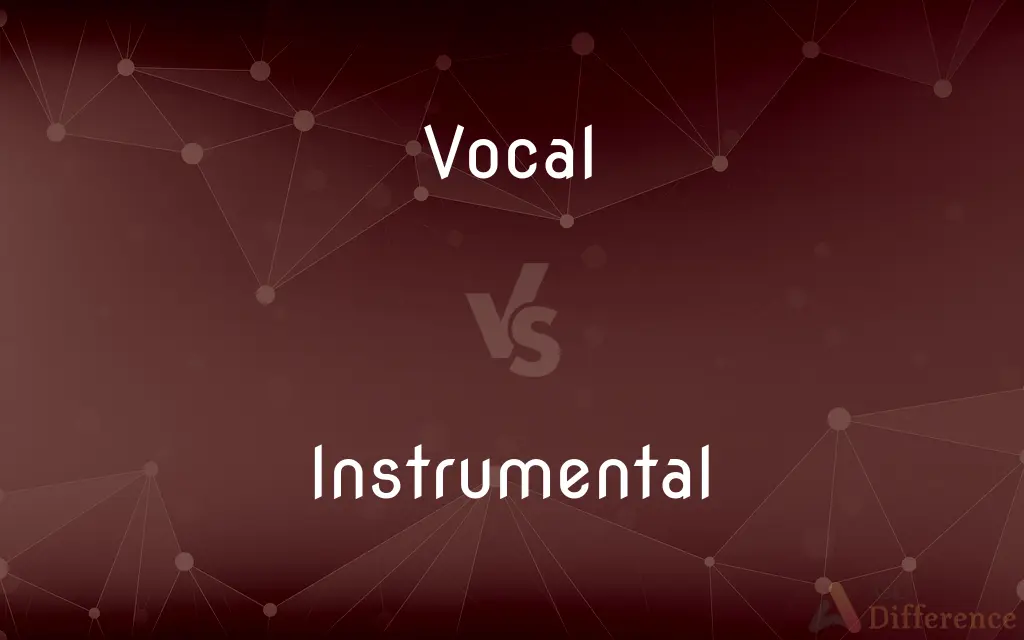 Vocal vs. Instrumental — What's the Difference?