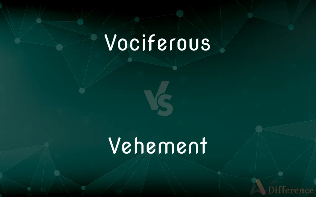 Vociferous vs. Vehement — What's the Difference?