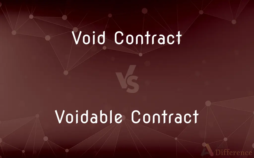 Void Contract vs. Voidable Contract — What's the Difference?