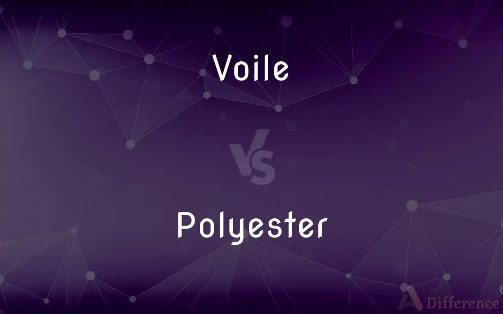 Voile vs. Polyester — What's the Difference?