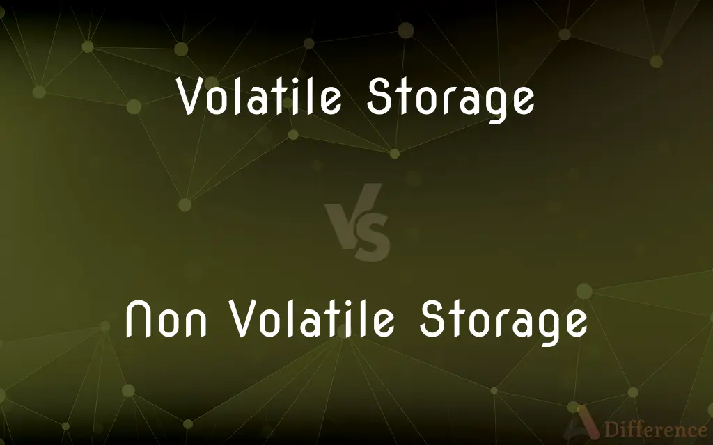 Volatile Storage vs. Non Volatile Storage — What's the Difference?