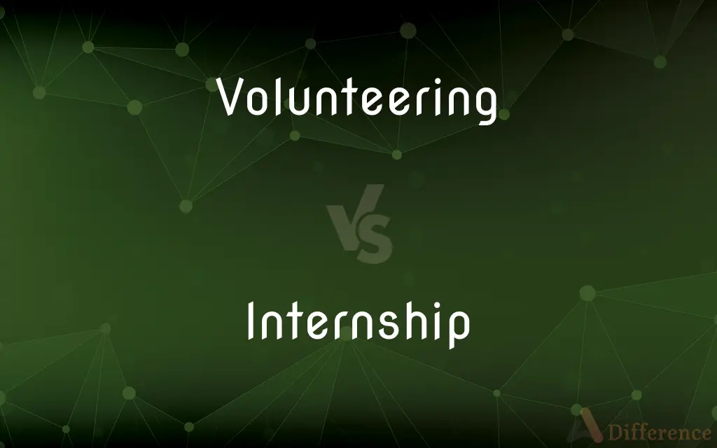 Volunteering vs. Internship — What's the Difference?
