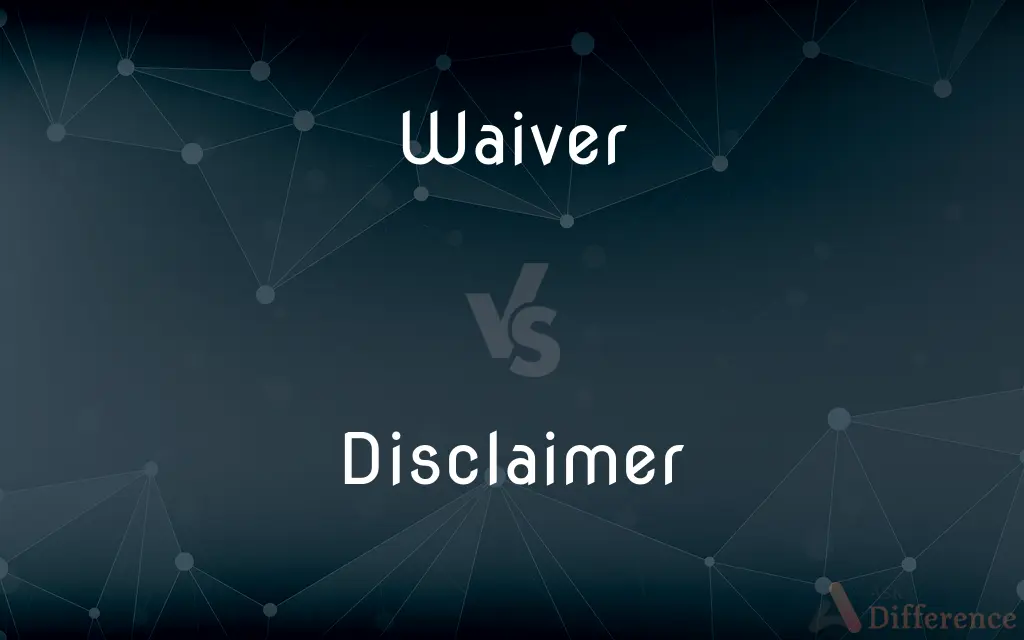 Waiver vs. Disclaimer
