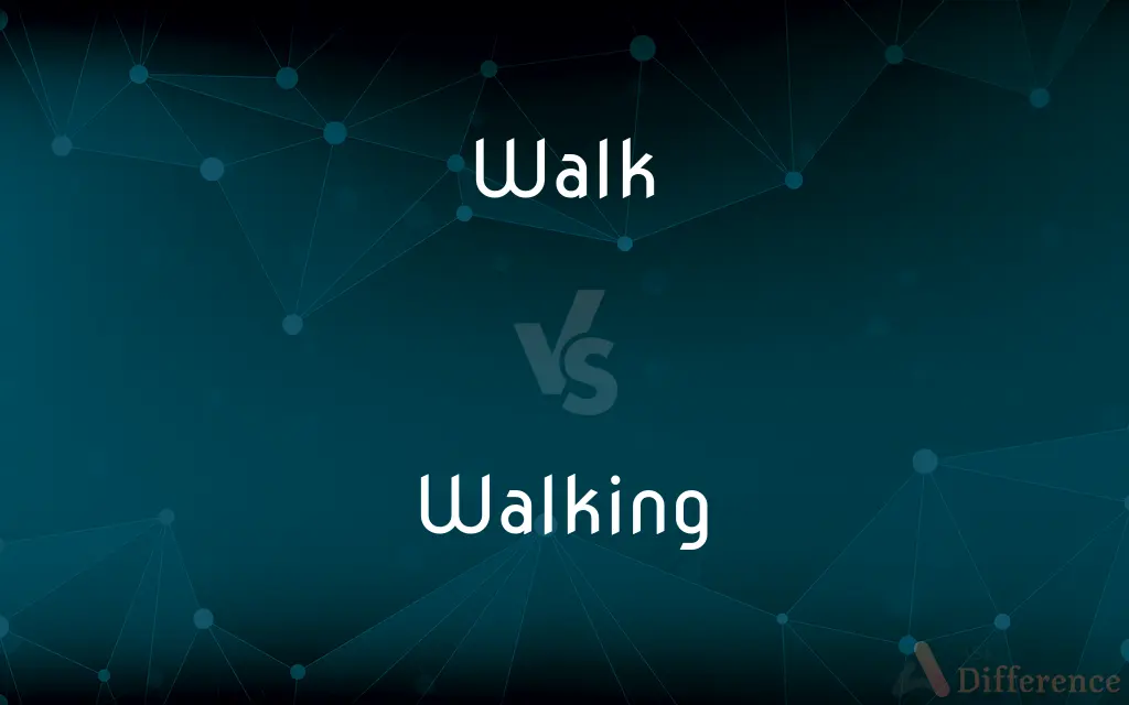 Walk vs. Walking — What's the Difference?