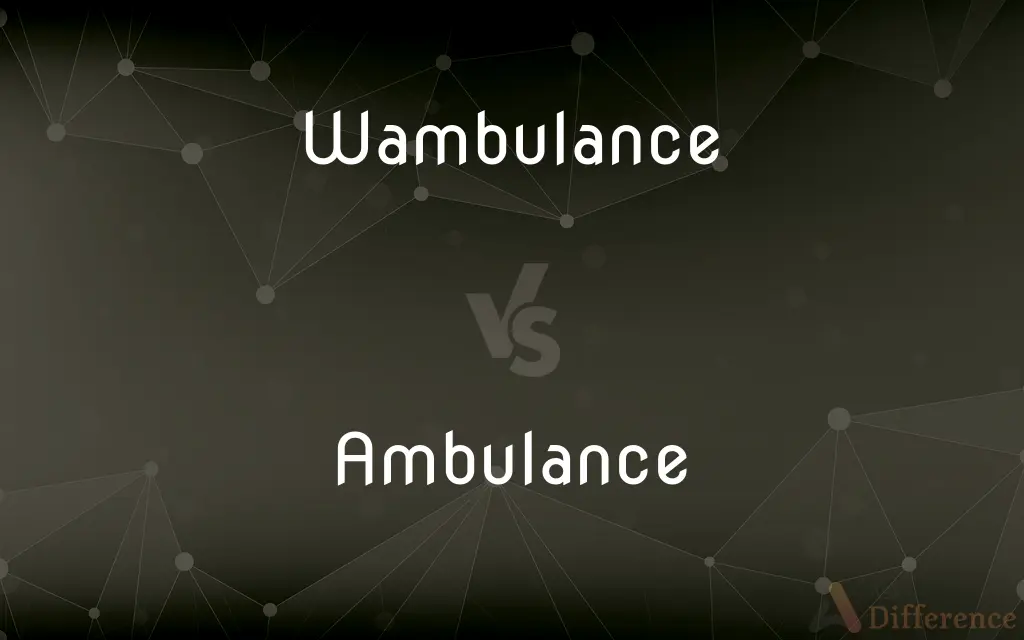 Wambulance vs. Ambulance — What's the Difference?