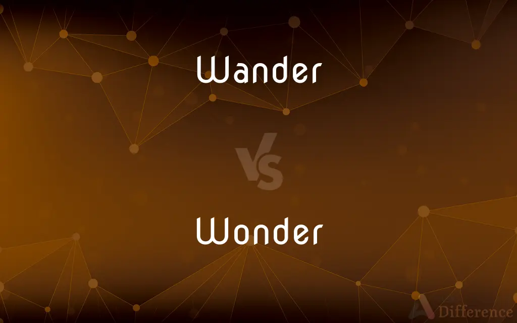 Wander vs. Wonder — What's the Difference?