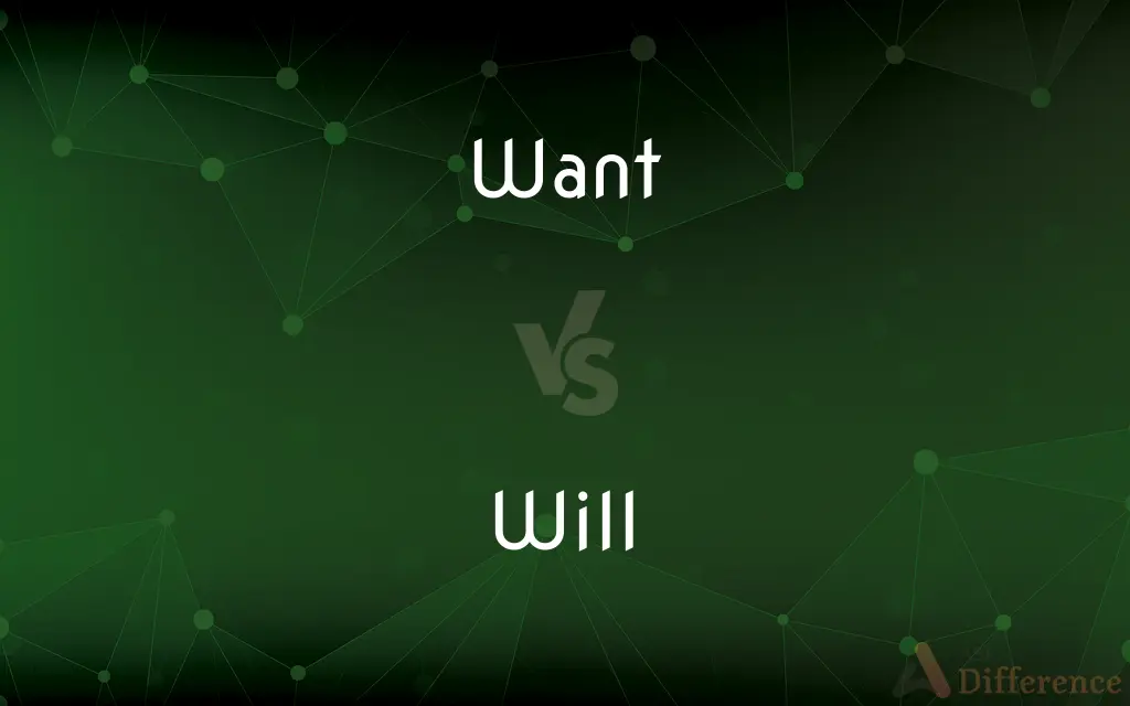 Want vs. Will — What's the Difference?