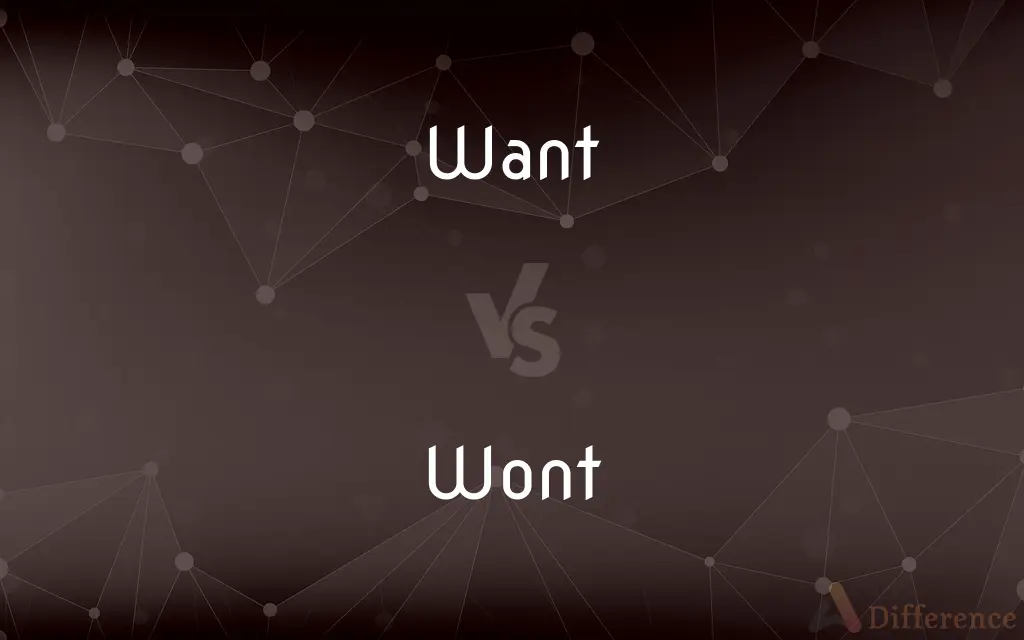 Want vs. Wont — What's the Difference?