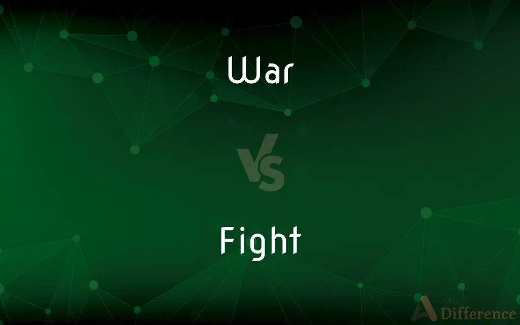 War vs. Fight — What's the Difference?