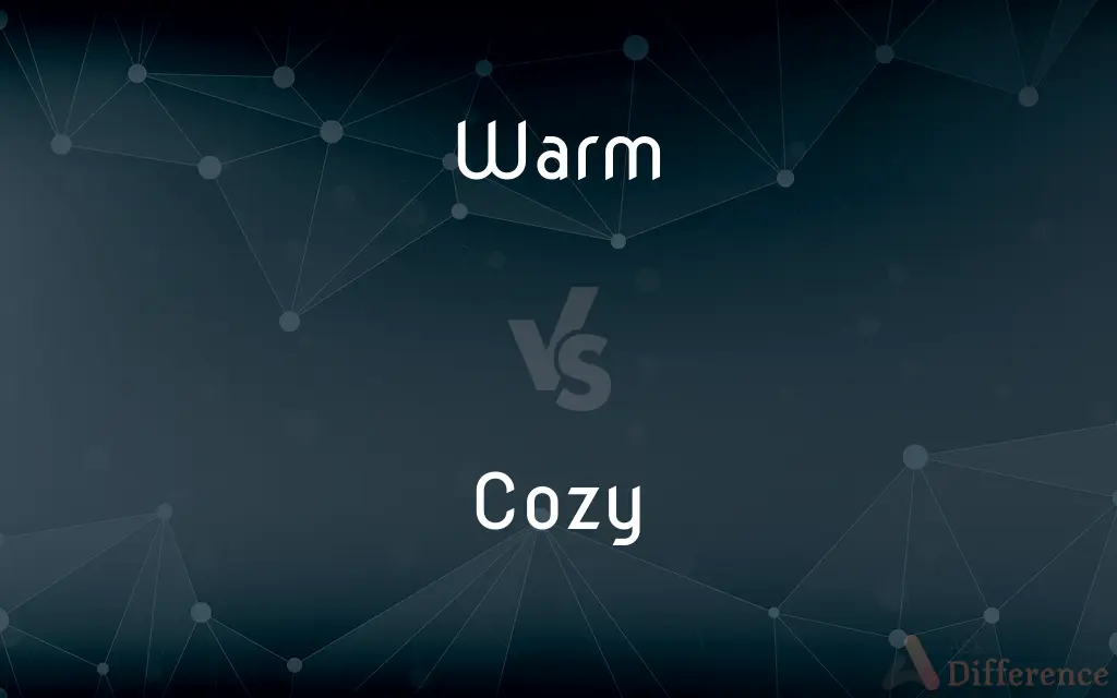 Warm vs. Cozy — What's the Difference?