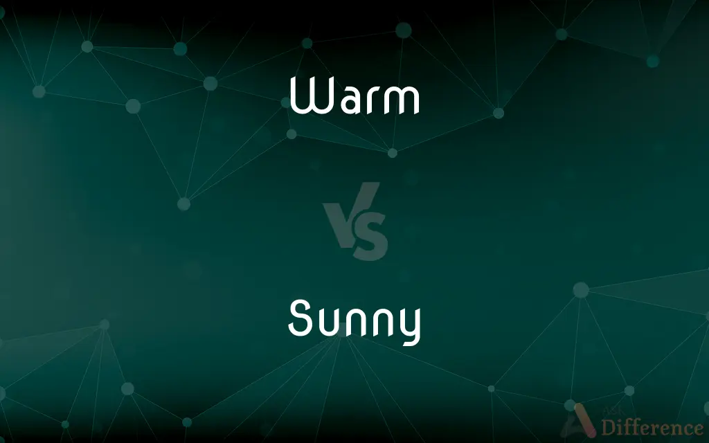 Warm vs. Sunny — What's the Difference?