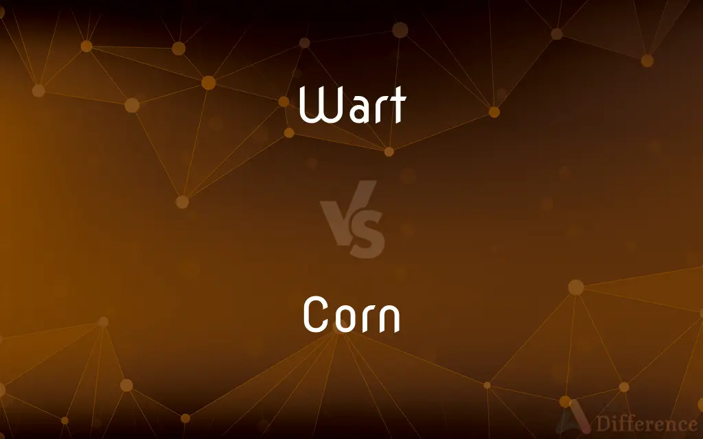 Wart vs. Corn — What's the Difference?