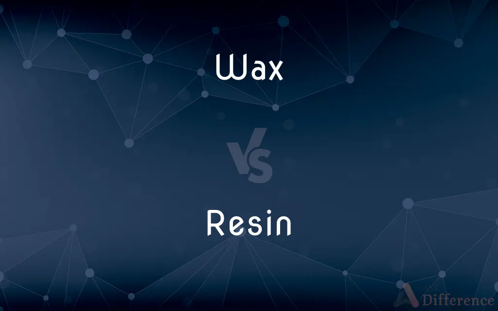 Wax vs. Resin — What's the Difference?