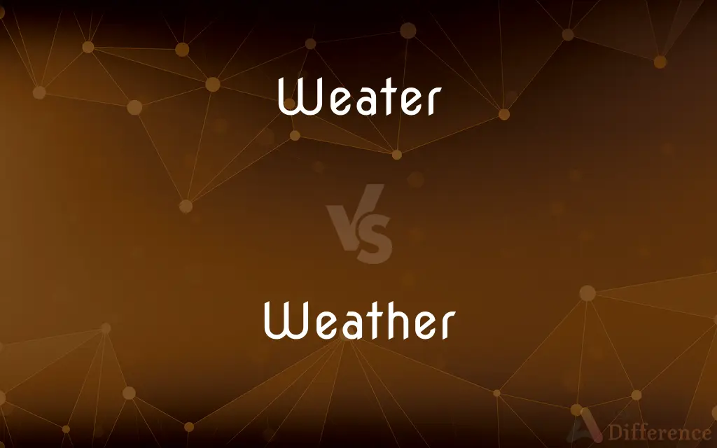Weater vs. Weather — Which is Correct Spelling?