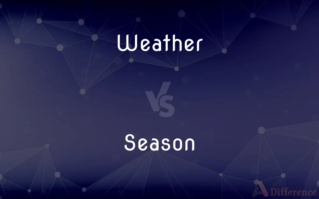 Weather vs. Season — What's the Difference?